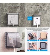 Wall Socket Switch Protective Self adhesive Waterproof Cover Home